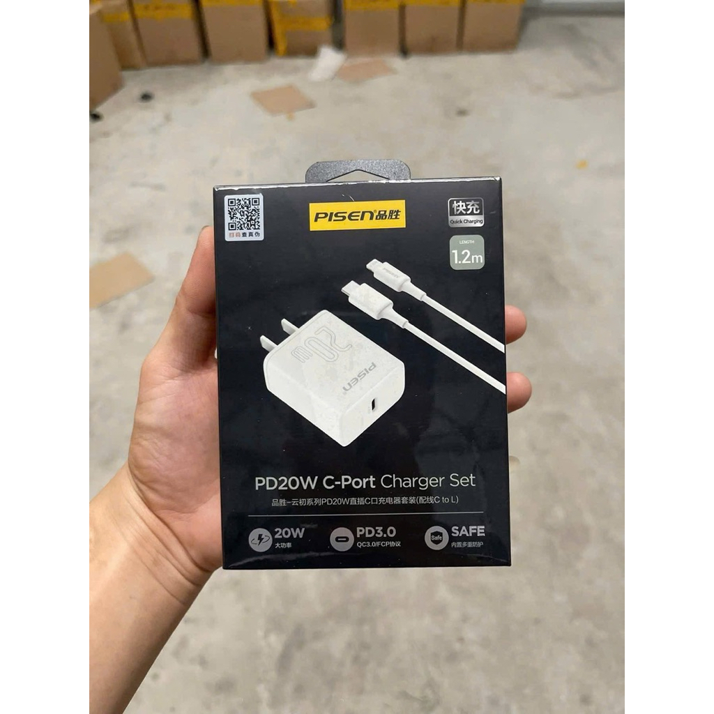 Sạc iphone chính hãng pisen