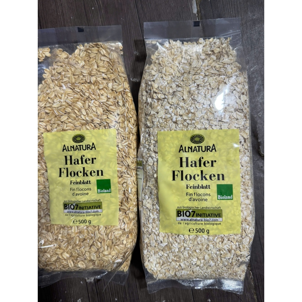 500G Yến mạch giảm cân Cán Dẹt & Cán Vỡ Hafer Flocken