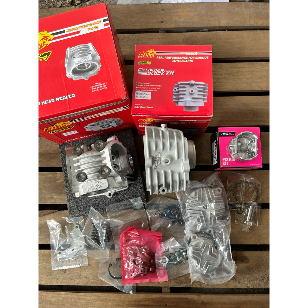 54 đầu lòng kiếng piston 4Val Redleo 19-21.5