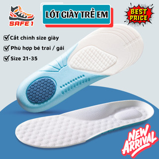 Lót giày trẻ em mút xốp êm mềm – thấm hút mồ hôi – thoáng khí, chống hôi chân cho bé