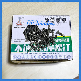 Hộp 1kg vít đầu bằng (đầu lả) inox 410 size 1,6cm - 5cm