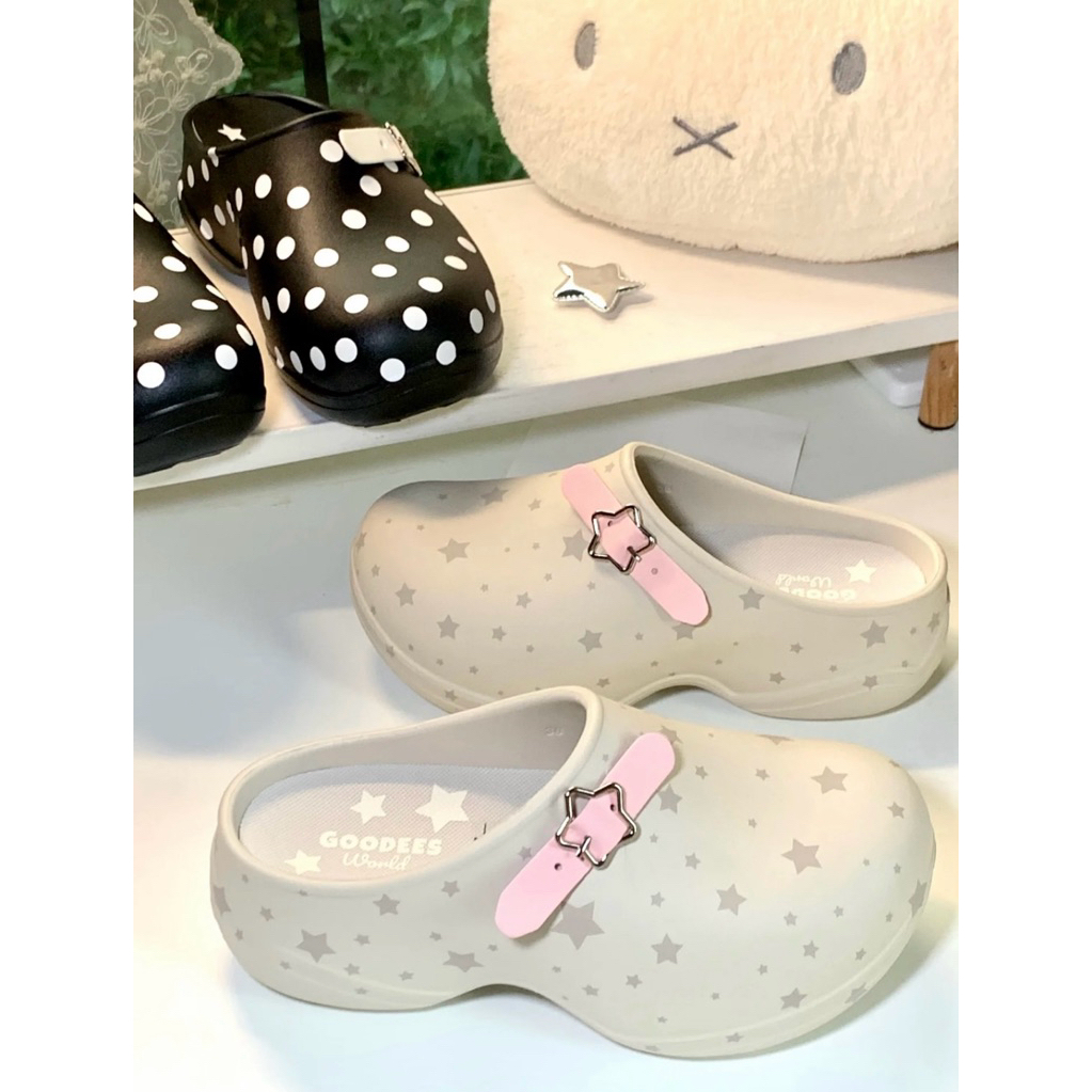 Clog Goodess Star Fluffy By GOODBAI - Chính Hãng