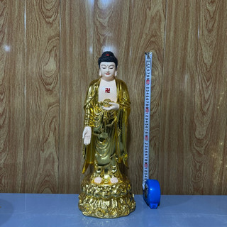 Tượng A Di Đà Dát Vàng Cao 46cm