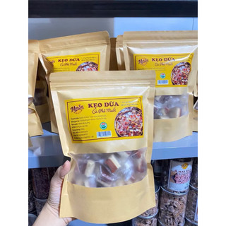 KEO DỪA MIX  9 Vị CÀ PHÊ MUỐI 500g ( đặc sản Bến Tre)