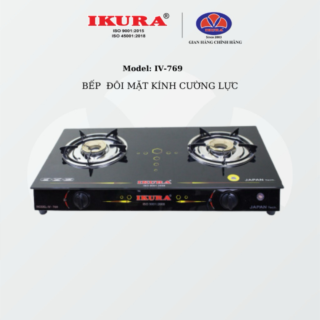 Bếp Gas đôi ikura 769