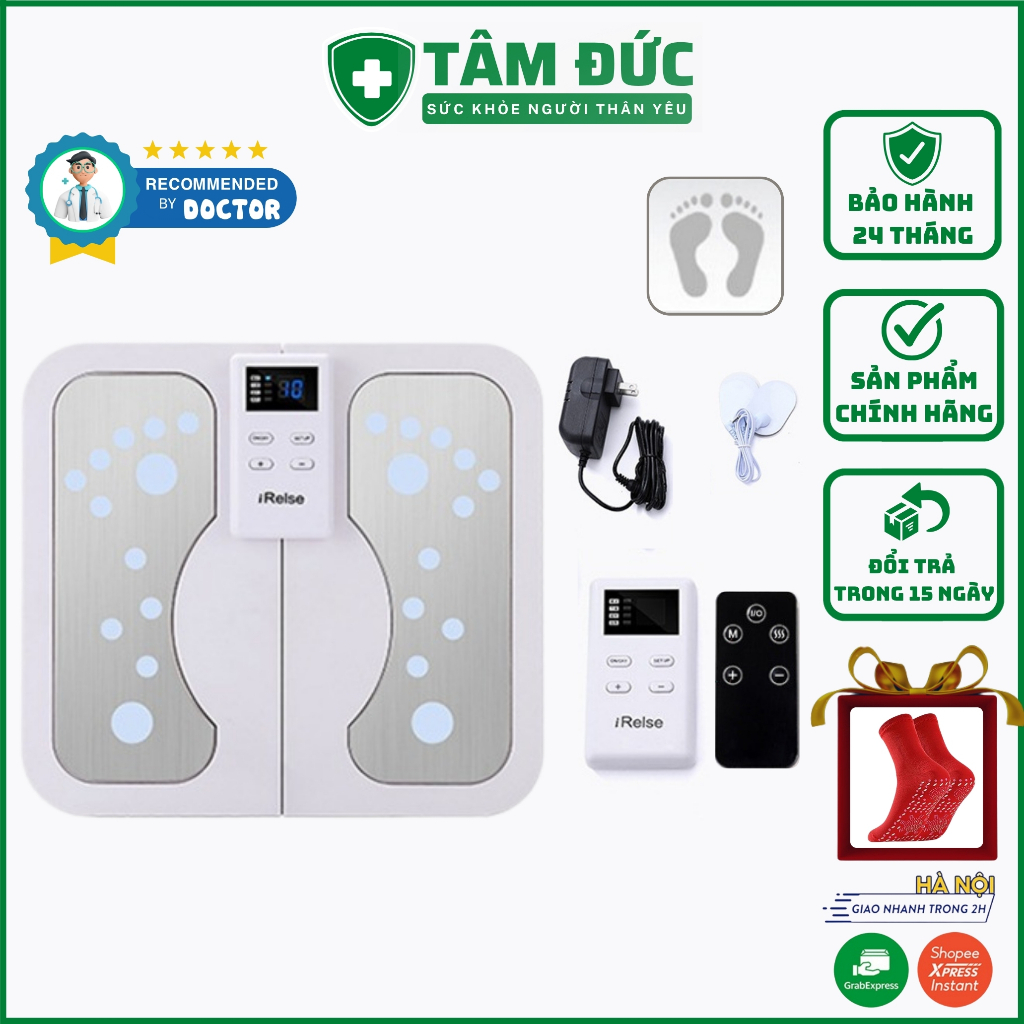 Máy massage chân EMS SY-020 máy massage bàn chân xung điện giảm đau mỏi,tê bì,lưu thông khí huyết