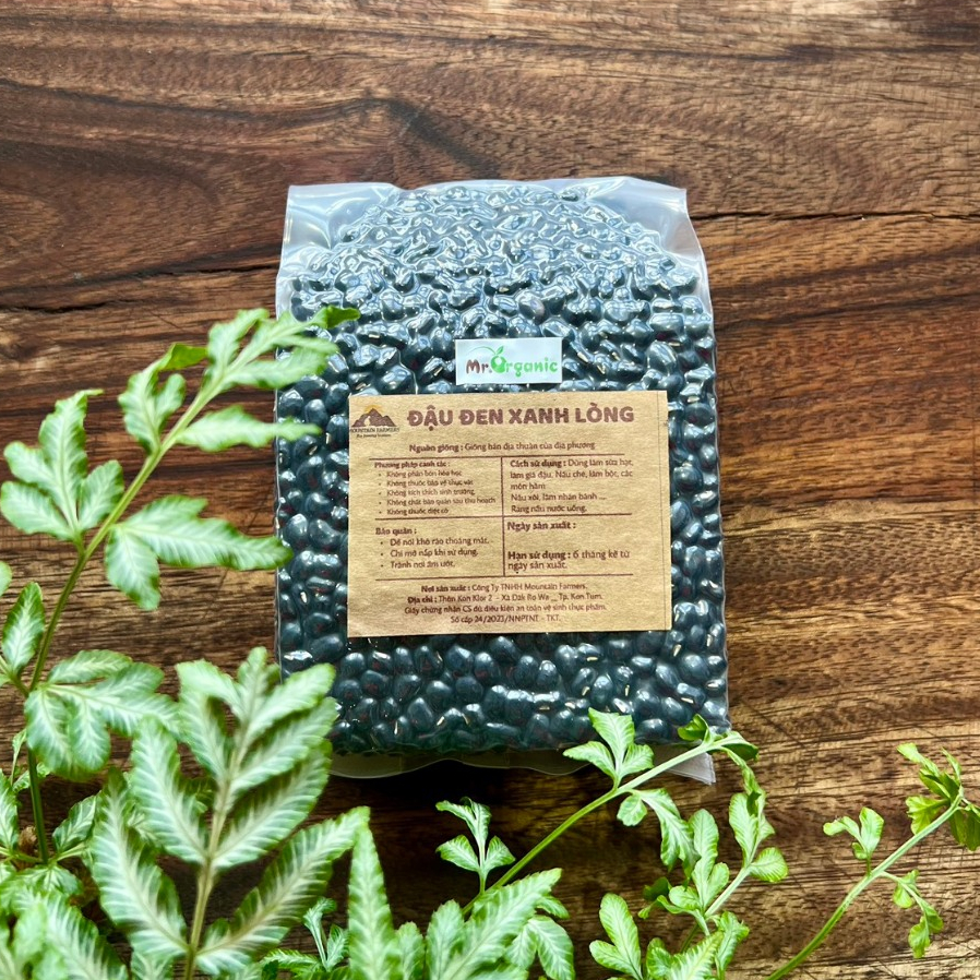 ĐẬU ĐEN XANH LÒNG MOUNTAIN FARMERS 500g (Ngày sản xuất 10/11/2025)