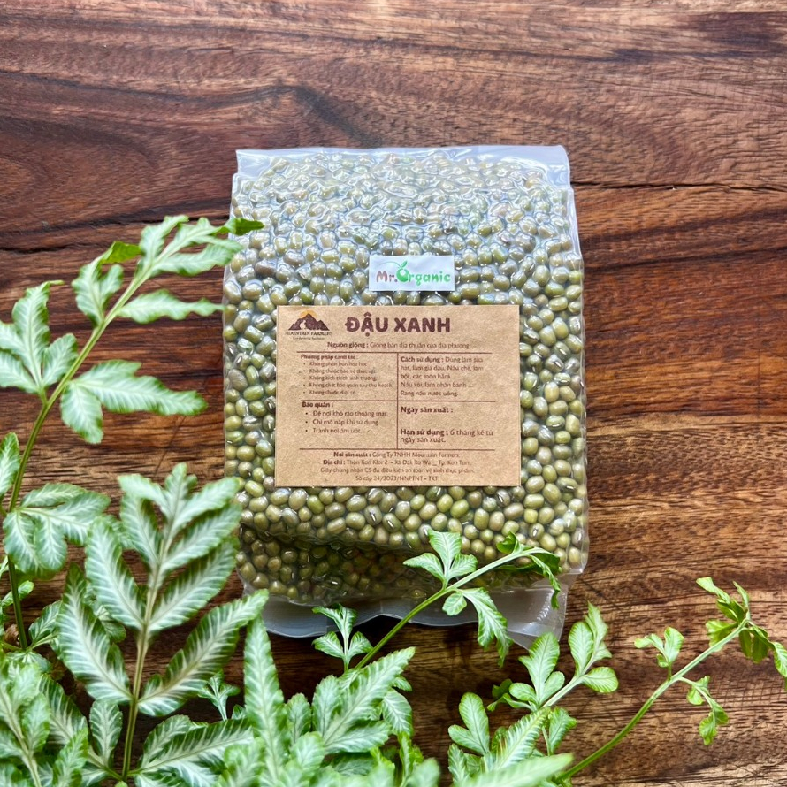 ĐẬU XANH TỰ NHIÊN NGUYÊN VỎ MOUNTAIN FARMERS 500G (Ngày sản xuất 3/3/2026)