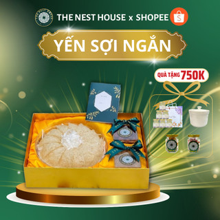  100G Tổ yến sào tinh chế tự nhiên cao cấp Nha Trang Khánh Hòa sợi ngắn The Nest House 