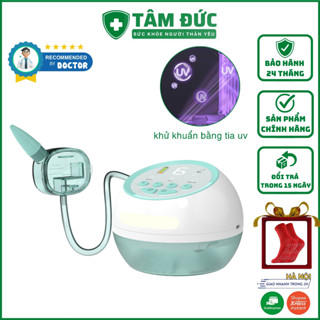 Máy hút mũi cho bé khử trùng tia cực tím MISUKO T10, 3 chế độ tiệt khuẩn, 6 cấp độ hỗ trợ hút