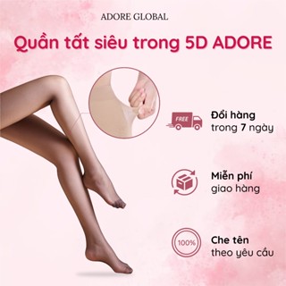 Quần Tất 5D Siêu Trong Co Giãn Tốt Ôm Sát Đường Cong Cơ Thể ADORE S1001