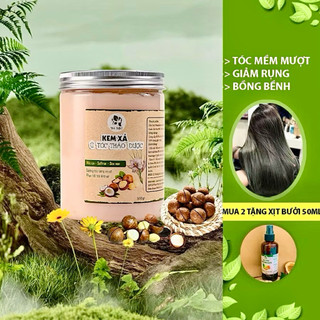  Dầu xả ủ tóc mắc ca phục hồi và bóng mượt tóc Handmade 