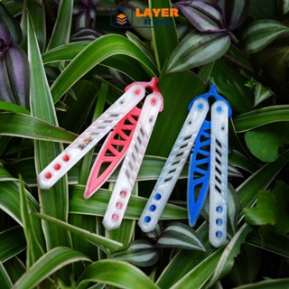  HOT  Mini Balisong Butterfly Nhựa size nhỏ - Đồ chơi tập múa trưng bày - Đồ chơi giải trí 