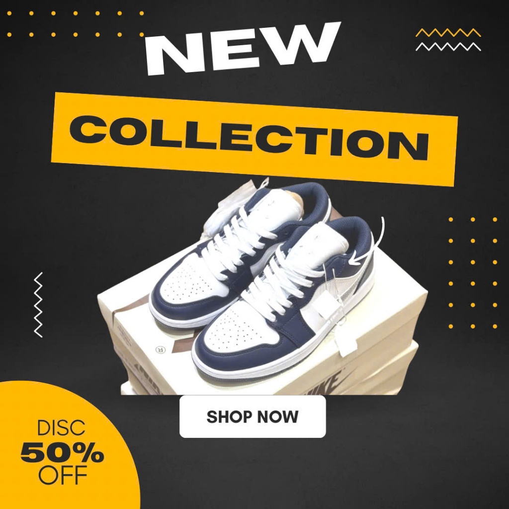 Giày Sneaker _JD Xanh Navy, Giày Thể Thao _JD1 Xanh Navy Hot Trend Full Box Bill.