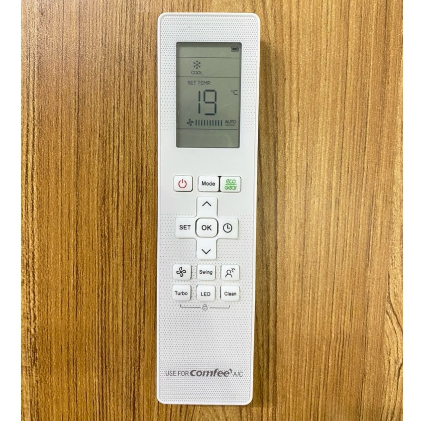 Điều khiển điều hòa Comfee - Remote Máy Lạnh COMFEE 1 và 2 Chiều Loại Dài Có Nút ECO/Gear,BH 1 tháng