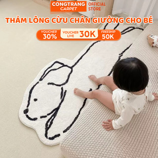  Thảm Lông Cừu 20 Mẫu Hoạt Hình Trải Sàn Phòng Ngủ Cho Bé Chất Liệu Nỉ Lông Len Siêu Mềm 