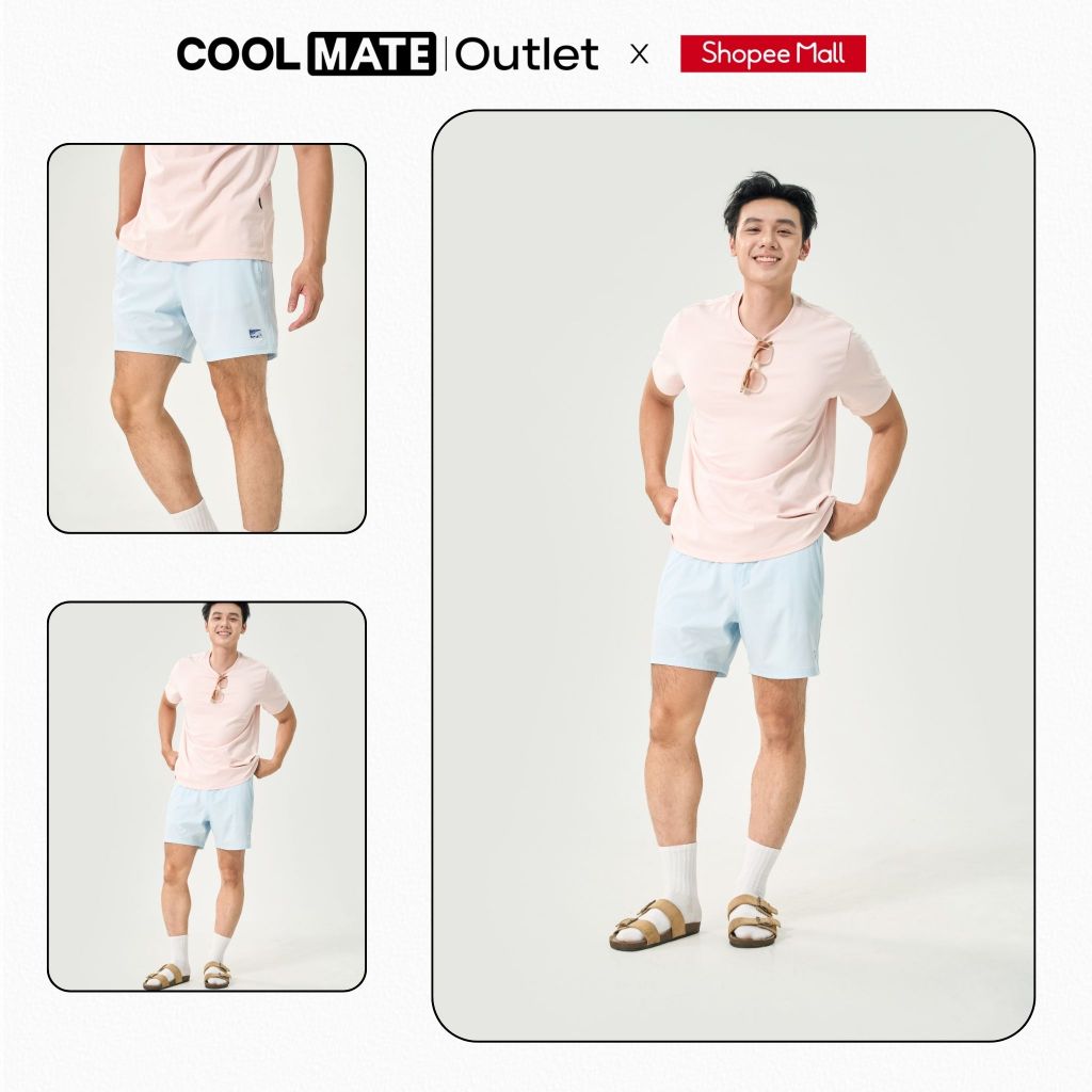 Quần Shorts Nam Coolmate Summer Cool 7inch 2 lớp Co giãn, nhanh khô, thoáng mát