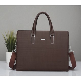 [TÚI DA CÔNG SỞ] Cặp da công sở Cặp văn phòng Cao Cấp GORCHIS Chất liệu Da  cực bền túi đựng laptop 14 inh.