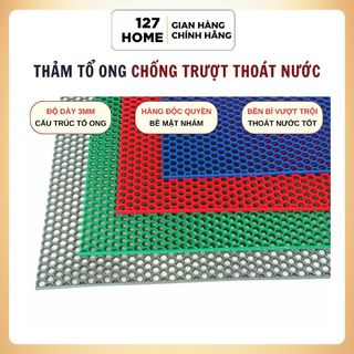  Thảm Nhựa Tổ Ong Dạng Cuộn Trải Sàn Chống Trơn Thoát Nước Lót Nhà Tắm Hành Lang Bể Bơi  NHỰA TỔ ONG  