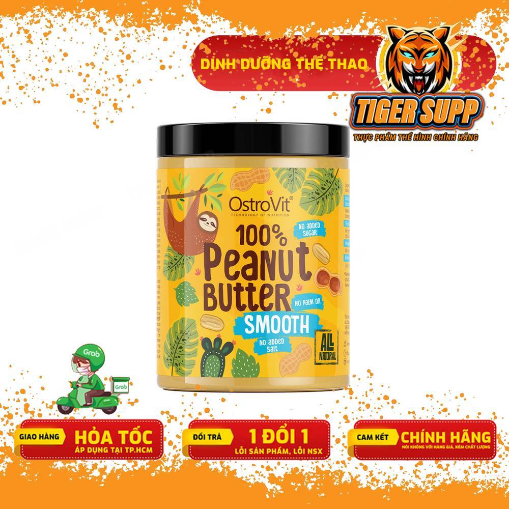 Bơ Đậu Phộng Ostrovit Peanut Butter 1kg
