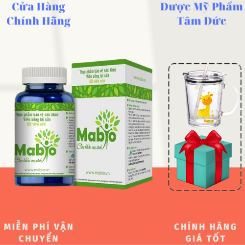 [COMBO 3 HỘP] VIÊN UỐNG LỢI SỮA MABIO - Lợi Sữa Dành Cho Các Mẹ Sau Sinh Bị Mất Sữa Ít Sữa