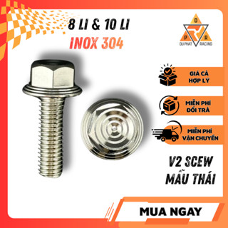   MẪU THÁI  ỐC ĐẦU TRỤ PÁT PÔ HEO DẦU 8 10LI SALAYA INOX 304 CHIỀU DÀI ĐỦ KÍCH THƯỚC  GIÁ SỈ 1 ỐC  
