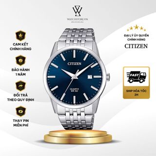  Đồng Hồ Nam Citizen BI5000-87L Màu Xanh Midnight Blue Dây Kim Loại Mặt Kính Khoáng 39mm Kháng Nước Chính Hãng 