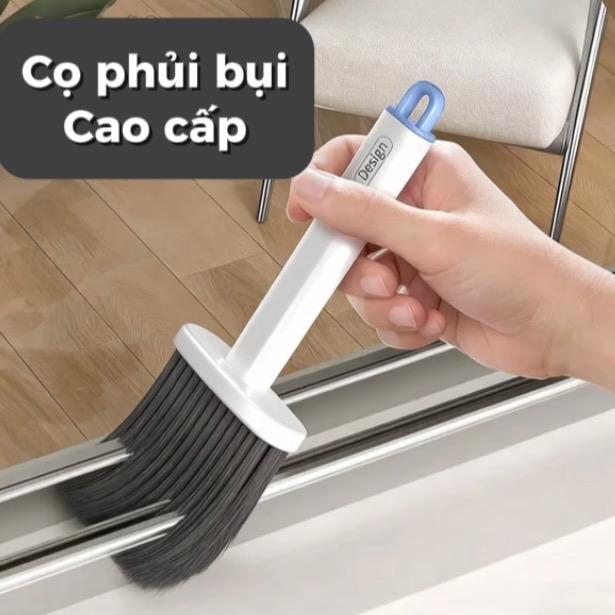 Cọ phủi bụi cao cấp - kết hợp thêm nhíp gắp rác và sủi keo - chổi phủi bụi vệ sinh quạt, bàn phím, máy lạnh ...