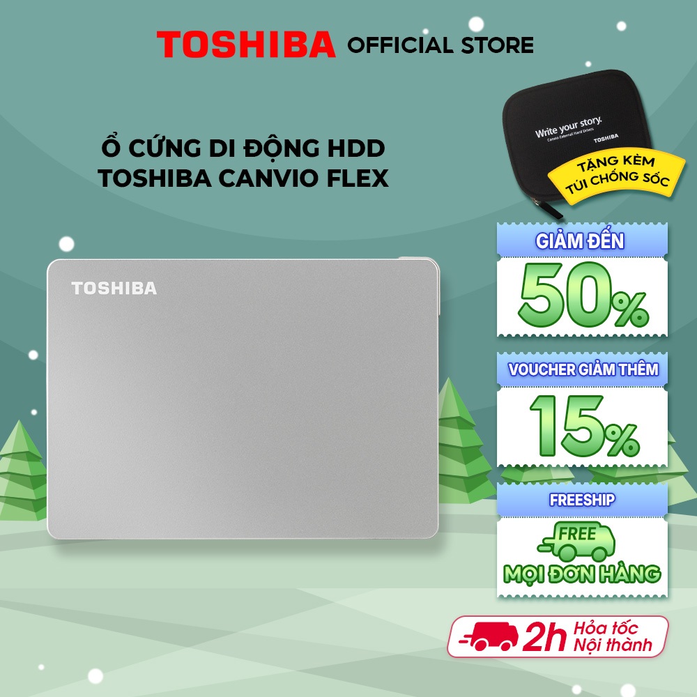 Ổ cứng di động HDD Toshiba Canvio Flex 1TB | 2TB | 4TB