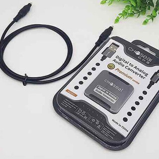  Bộ Chuyển Âm Thanh Quang Optical Sang AV Hãng Choseal Bản Cao Cấp   TẶNG DÂY QUANG 1M   ,BH MỚI 