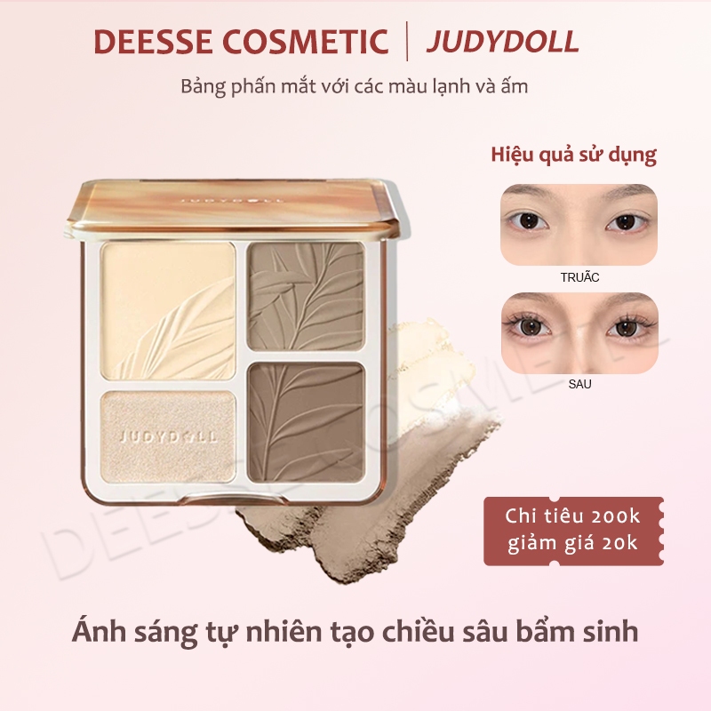 【JUDYDOLL】Phấn Tạo Khối 4in1 – Bắt Sáng, Tạo Độ Sâu & Tán Mịn Tự Nhiên