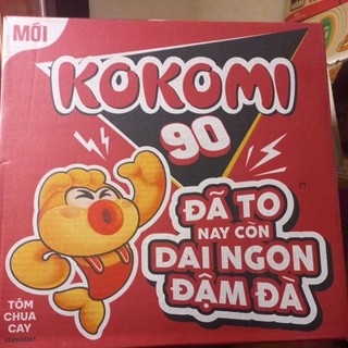 Thùng mì tôm kokomi 90