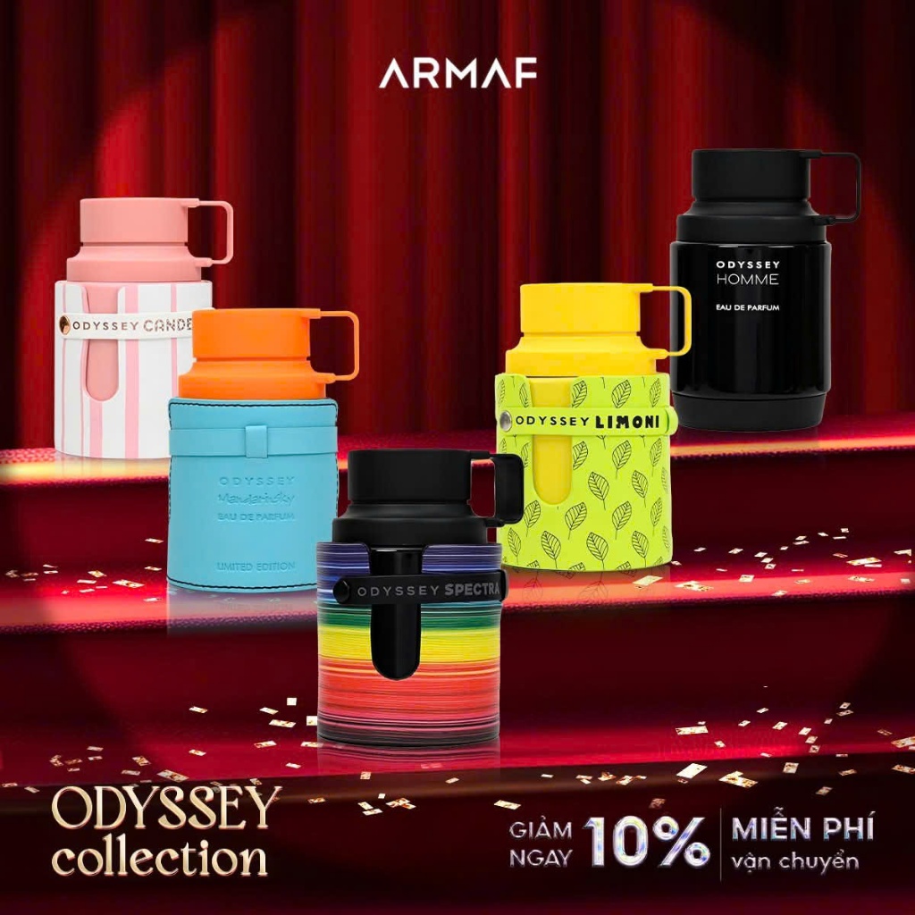 Fullbox Hộp Armaf Odyssey , Decor Trưng Bày Phòng Khách , Quán Cafe , Phòng Ngủ , Decor Phòng , Deco