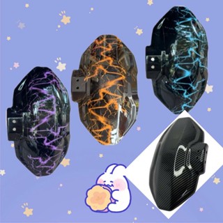  Miếng dè v2 đặc biệt vân sợi gắn cho chắn bùn carbon xe điện  loại xịn  