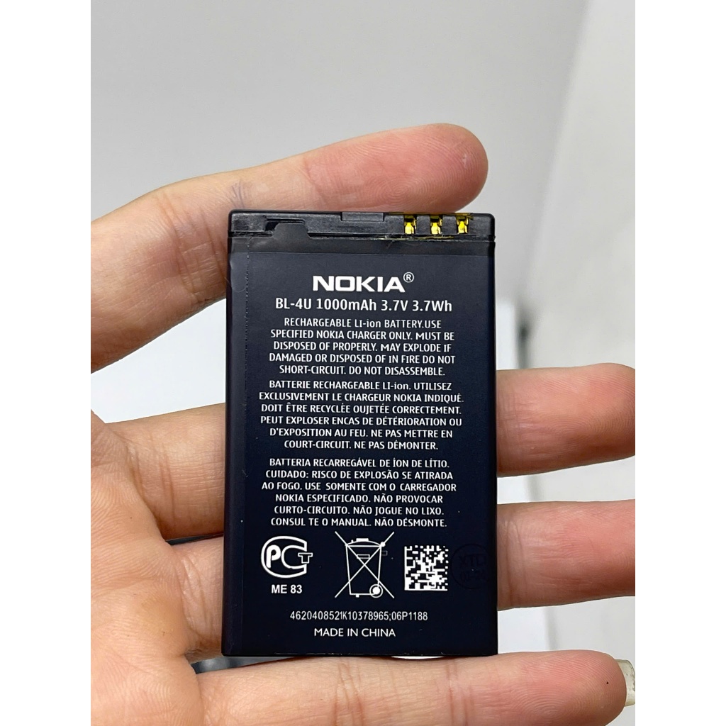 Pin nokia Bl - 4U dùng cho nokia 8800 , 8800e , 8800 arte / nokia 515 / 3120 dung lượng hiệu xuất ổn