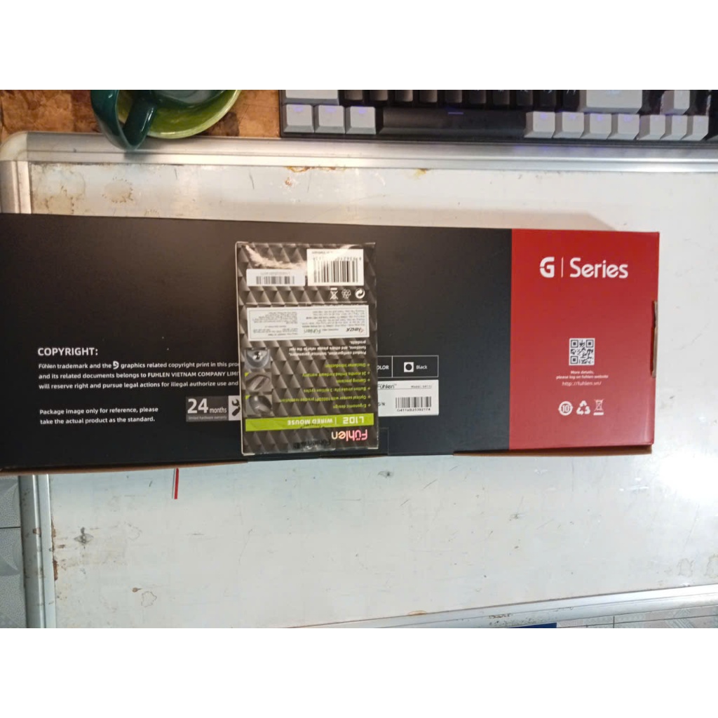 Bộ chuột phím chơi Game G411S + L102 Fuhlen chính hãng có dây