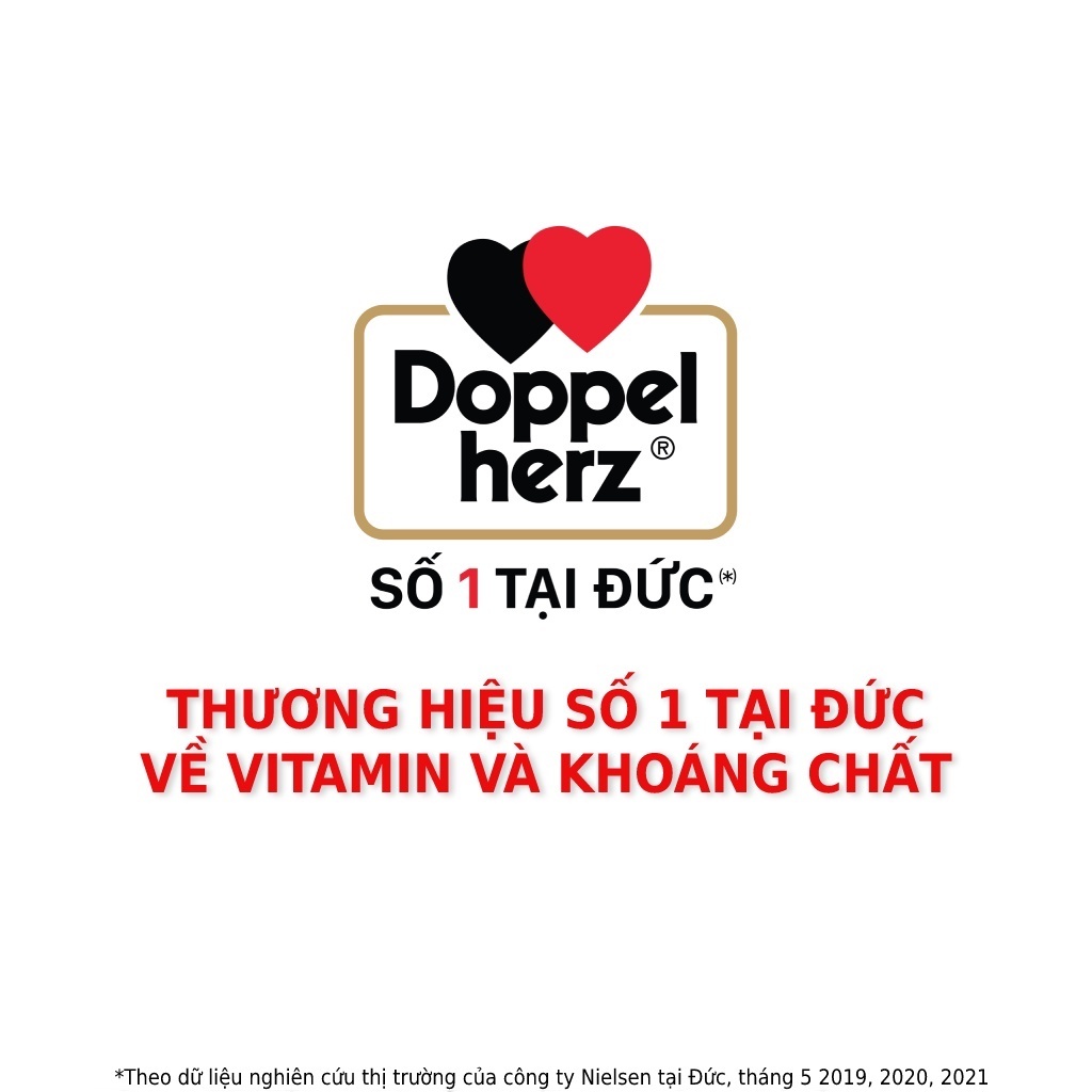 Viên dầu cá Doppelherz Omega 3 + Folic acid + B6 + B12 hỗ trợ tăng cường thị lực, tim mạch và não bộ (Hộp 30 viên) | BigBuy360 - bigbuy360.vn