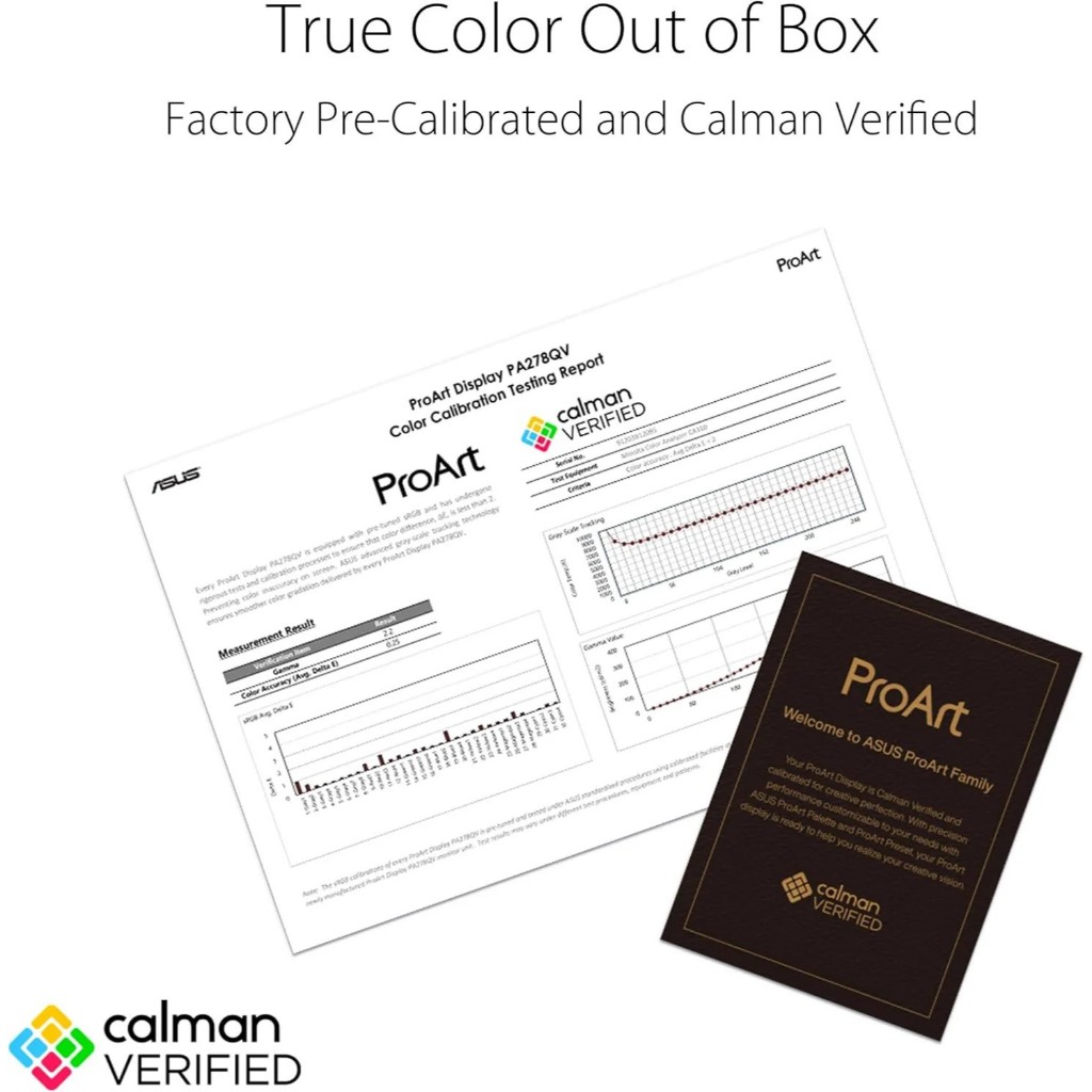 Màn hình ASUS ProArt PA278QEV | 27 inch 2K WQHD IPS | 100% sRGB | Eye Care| Độ chính xác màu ΔE< 2 | BigBuy360 - bigbuy360.vn