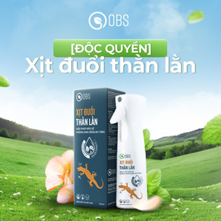  Xịt Đuổi Thằn Lằn Đuổi Côn Trùng OBS Thành Phần Thiên Nhiên An Toàn Lành Tính 200ml 