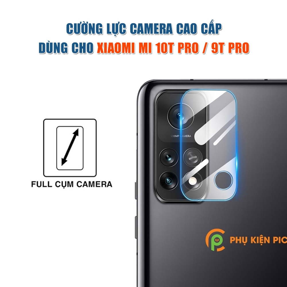 Kính cường lực dán camera dùng cho Xiaomi Mi 10T Pro / Mi 10T / Mi 9T / 9T Pro độ cứng 9H trong suốt