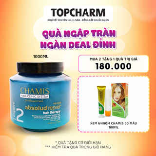  Kem ủ tóc thơm mềm mượt mùi nước hoa TOPCHARM phục hồi tóc nuôi dưỡng tóc chắc khỏe 1000ml 