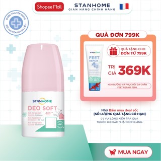  Lăn Khử Mùi ngăn tiết mồ hôi cho trẻ em và cho da nhạy cảm Deo Soft Deo Fresh Stanhome 50ML 