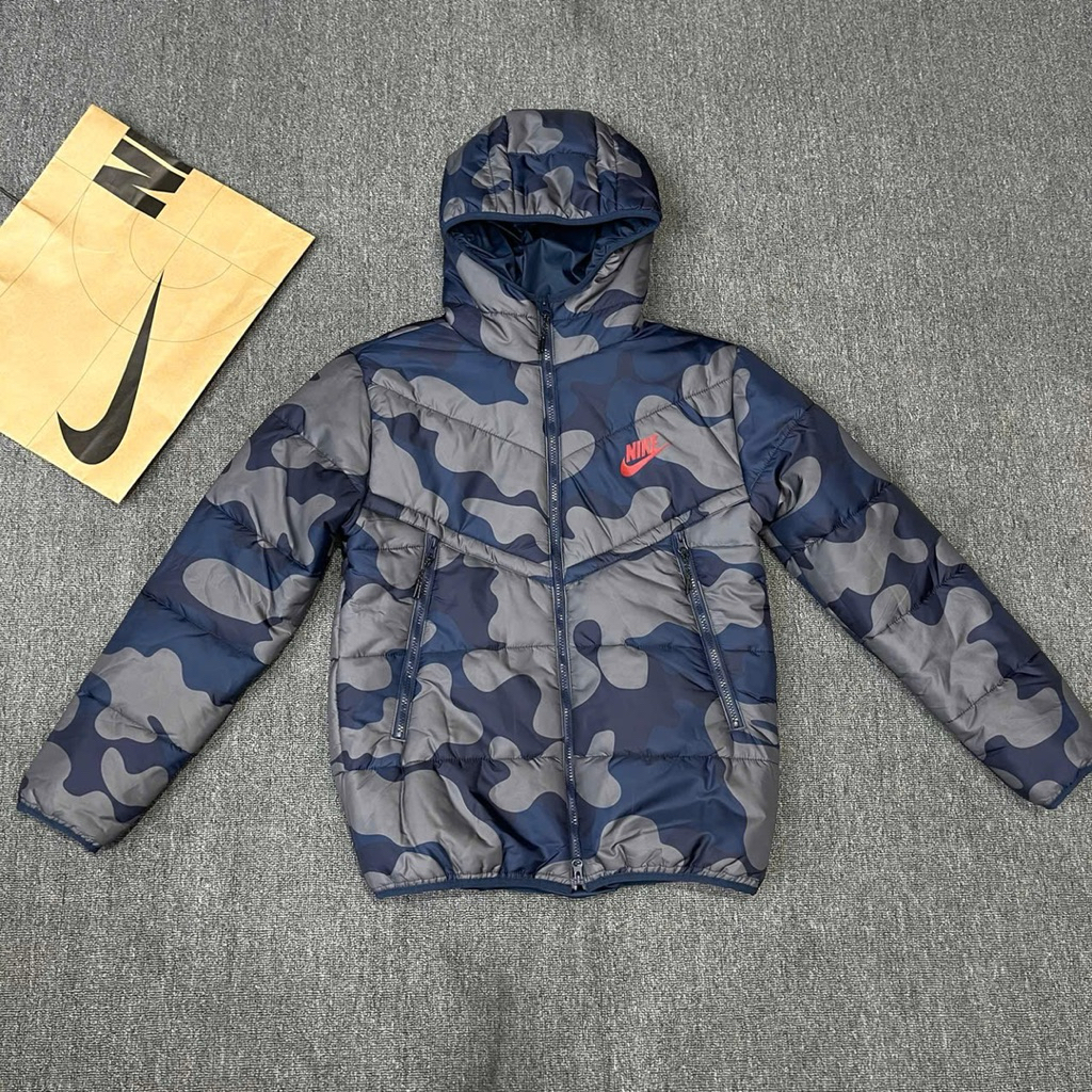 Áo phao nam siêu nhẹ, áo ấm nam Nike Tech màu đẹp độc