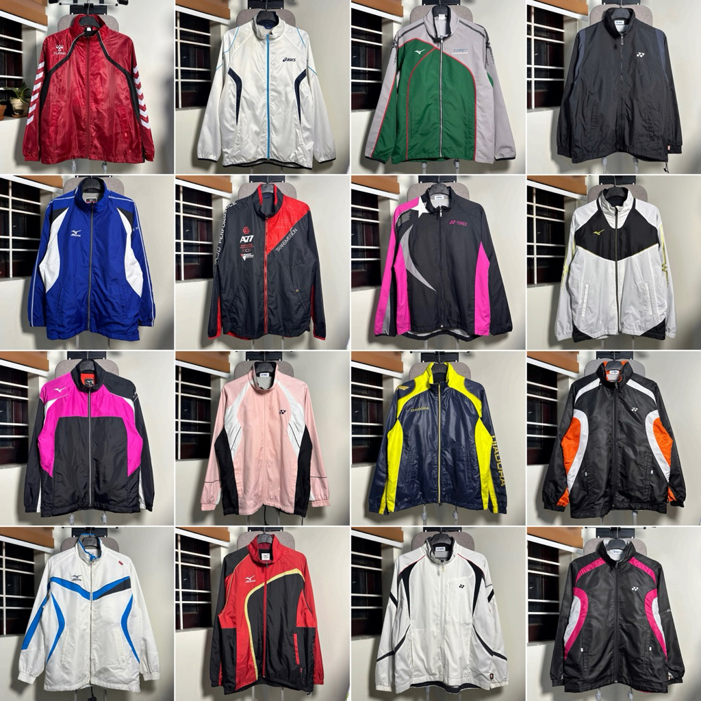 Áo Khoác Gió Yonex, Mizuno, Asics Nam Nữ 2hand