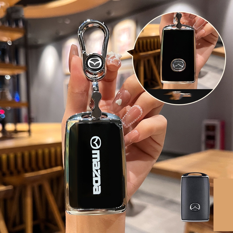 ốp bọc chìa khóa mazda tpu dẻo cao cấp cho cx5 cx8 cx30 cx3 mazda 3 hai màu đen trắng dùng xe 2023 2