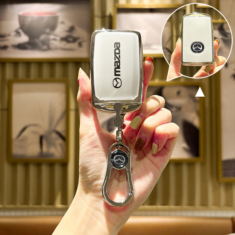 Ốp bọc chìa khoá xe ô tô Mazda CX5, CX3, CX30, CX8, Mazda 2,3,6 đời 2023 - 2026