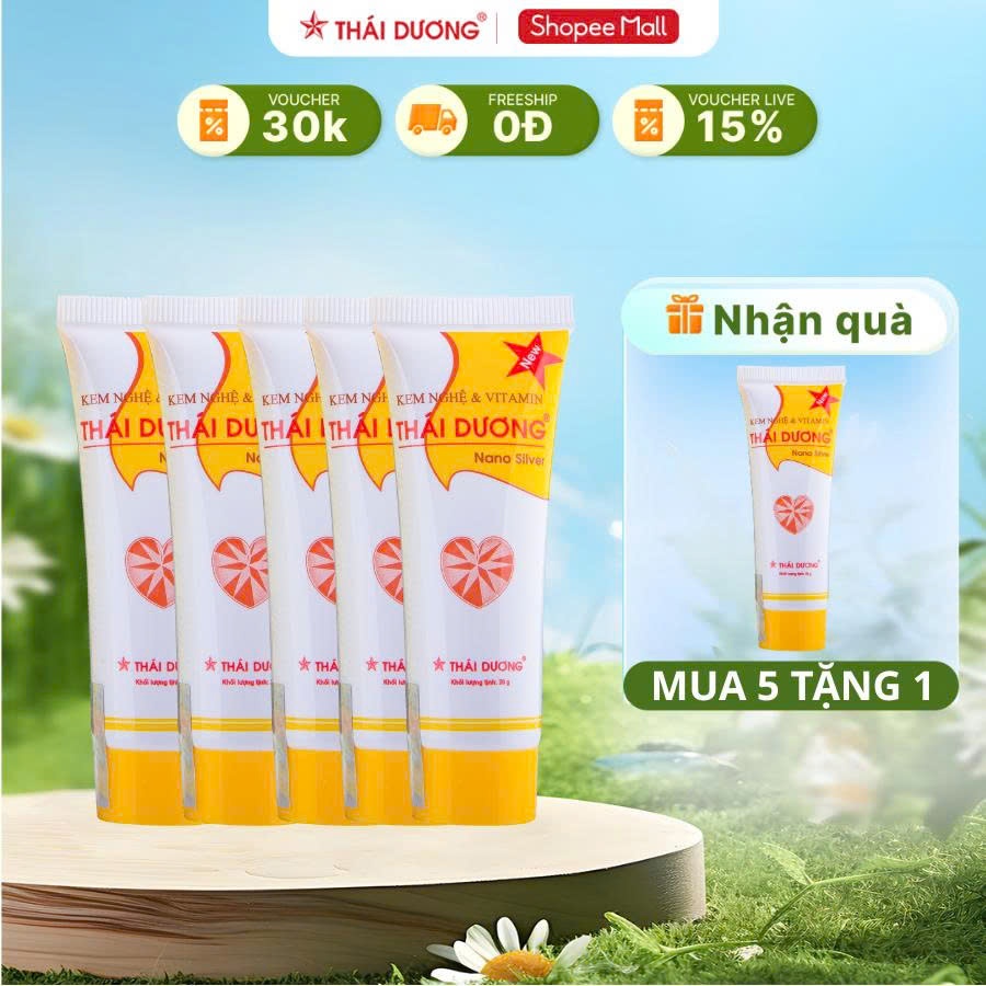 [MUA 5 TẶNG 1] MUA 5 tube Kem nghệ Thái Dương giúp mờ sẹo giảm thâm tặng 1 tube cùng loại (tube