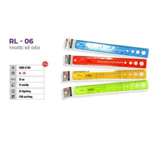 Thước kẻ dẻo 30cm Mc.ple