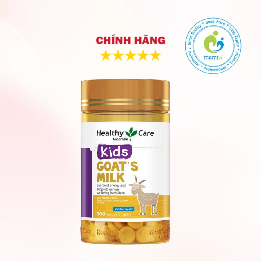 Sữa dê cô đặc (300v) bổ sung dinh dưỡng, canxi, giảm biếng ăn, còi cọc cho trẻ từ 2 tuổi Healthy Car