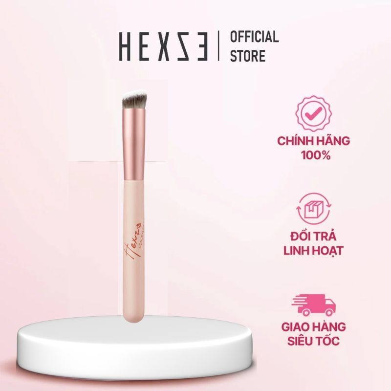 Cọ Tán Kem Nền Cọ Che Khuyết Điểm Lông Mềm Mịn HEXZE